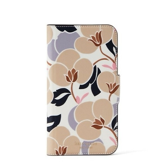 KATE SPADE Breezy Floral iPhone X/Xs Folio Case - Picture 1 of 7
